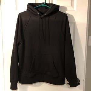Black oversized hoodie